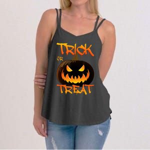 Halloween Pumpkin Trick Or Treat Costume Fancy Dress Women's Strappy Tank