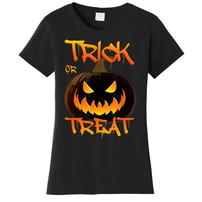 Halloween Pumpkin Trick Or Treat Costume Fancy Dress Women's T-Shirt