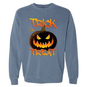 Halloween Pumpkin Trick Or Treat Costume Fancy Dress Garment-Dyed Sweatshirt