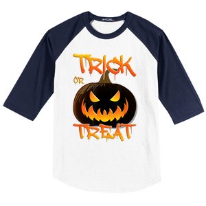 Halloween Pumpkin Trick Or Treat Costume Fancy Dress Baseball Sleeve Shirt