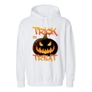 Halloween Pumpkin Trick Or Treat Costume Fancy Dress Garment-Dyed Fleece Hoodie