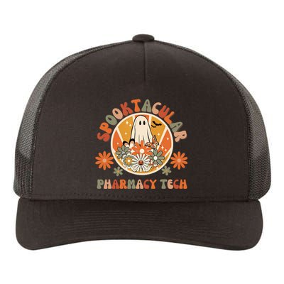 Halloween Pharmacy Tech Spooktacular Pharmacy Technician Yupoong Adult 5-Panel Trucker Hat