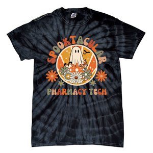 Halloween Pharmacy Tech Spooktacular Pharmacy Technician Tie-Dye T-Shirt