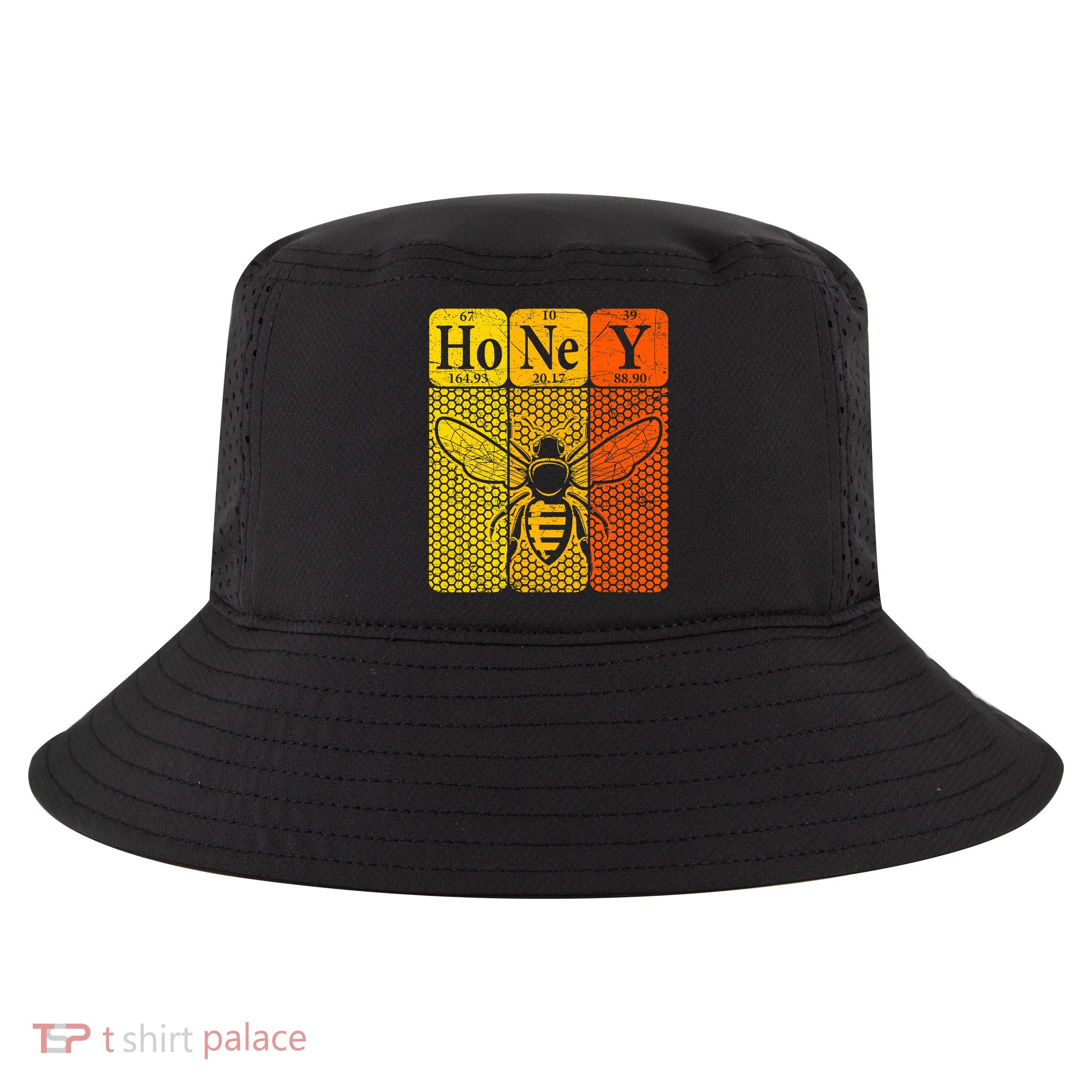 Honey Periodic Table Elements Beekeeper Retro Apiarist Cool Comfort Performance Bucket Hat