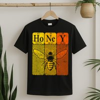 Honey Periodic Table Elements Beekeeper Retro Apiarist T-Shirt