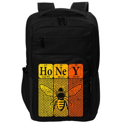 Honey Periodic Table Elements Beekeeper Retro Apiarist Impact Tech Backpack