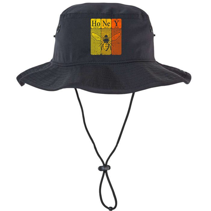 Honey Periodic Table Elements Beekeeper Retro Apiarist Bucket Hat