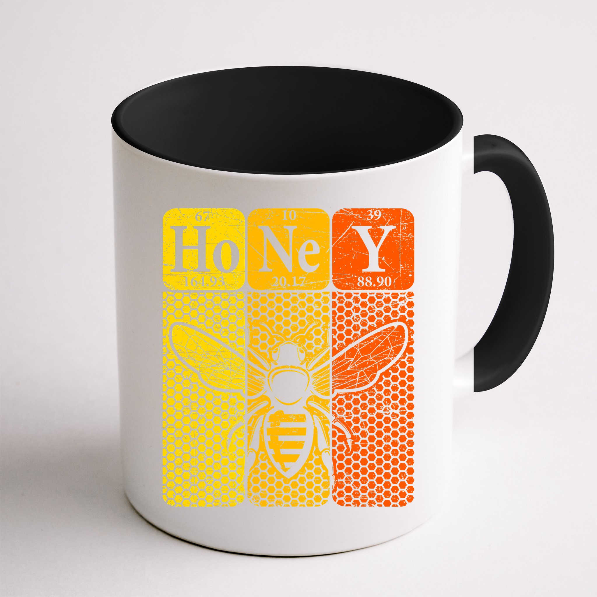Honey Periodic Table Elements Beekeeper Retro Apiarist Mug