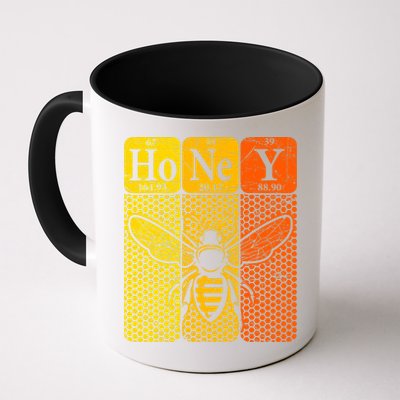 Honey Periodic Table Elements Beekeeper Retro Apiarist Mug
