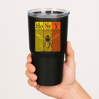 Honey Periodic Table Elements Beekeeper Retro Apiarist Tumbler