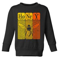 Honey Periodic Table Elements Beekeeper Retro Apiarist Toddler Sweatshirt