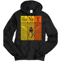 Honey Periodic Table Elements Beekeeper Retro Apiarist Tie Dye Hoodie