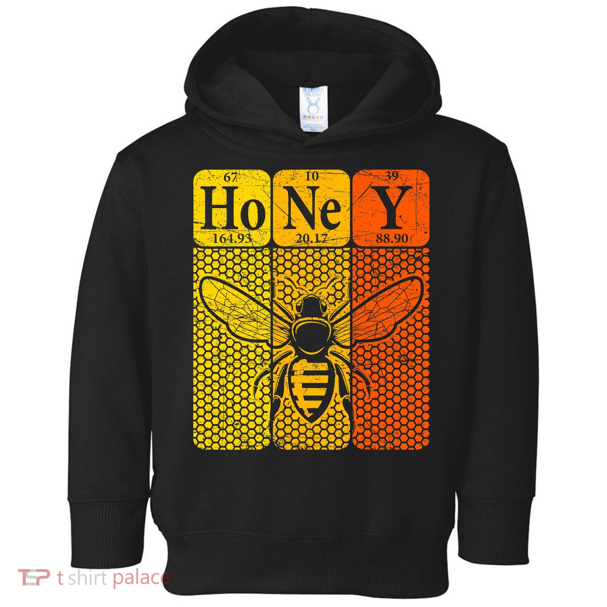 Honey Periodic Table Elements Beekeeper Retro Apiarist Toddler Hoodie