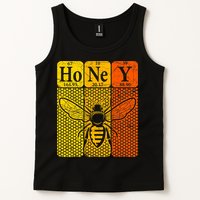 Honey Periodic Table Elements Beekeeper Retro Apiarist Tank Top