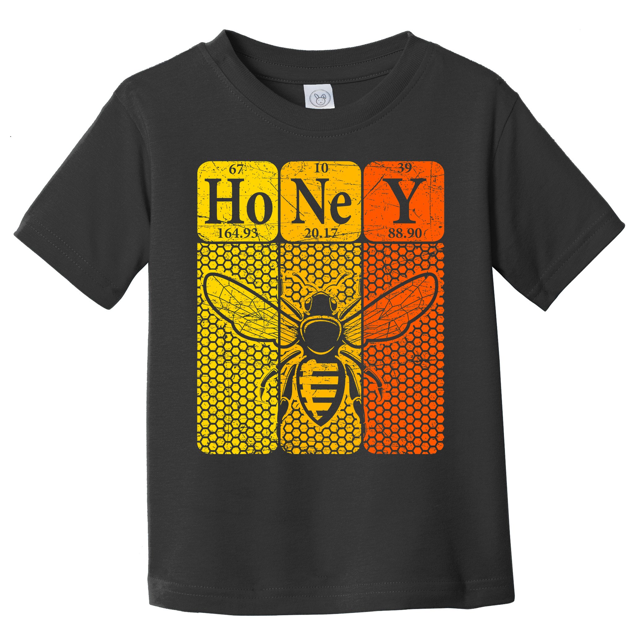 Honey Periodic Table Elements Beekeeper Retro Apiarist Toddler T-Shirt