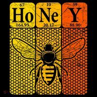 Honey Periodic Table Elements Beekeeper Retro Apiarist Visor