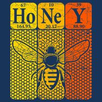Honey Periodic Table Elements Beekeeper Retro Apiarist Infant Baby Jersey Bodysuit