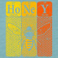 Honey Periodic Table Elements Beekeeper Retro Apiarist Sueded Cloud Jersey T-Shirt