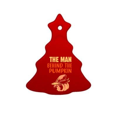 Halloween Pregnancy The Man Behind The Pumpkin Baby Dad Soon Ceramic Tree Ornament