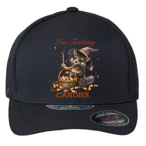 Halloween Pumpkin Trick And Treats Flexfit Unipanel Trucker Cap