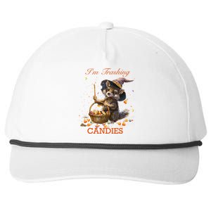 Halloween Pumpkin Trick And Treats Snapback Five-Panel Rope Hat