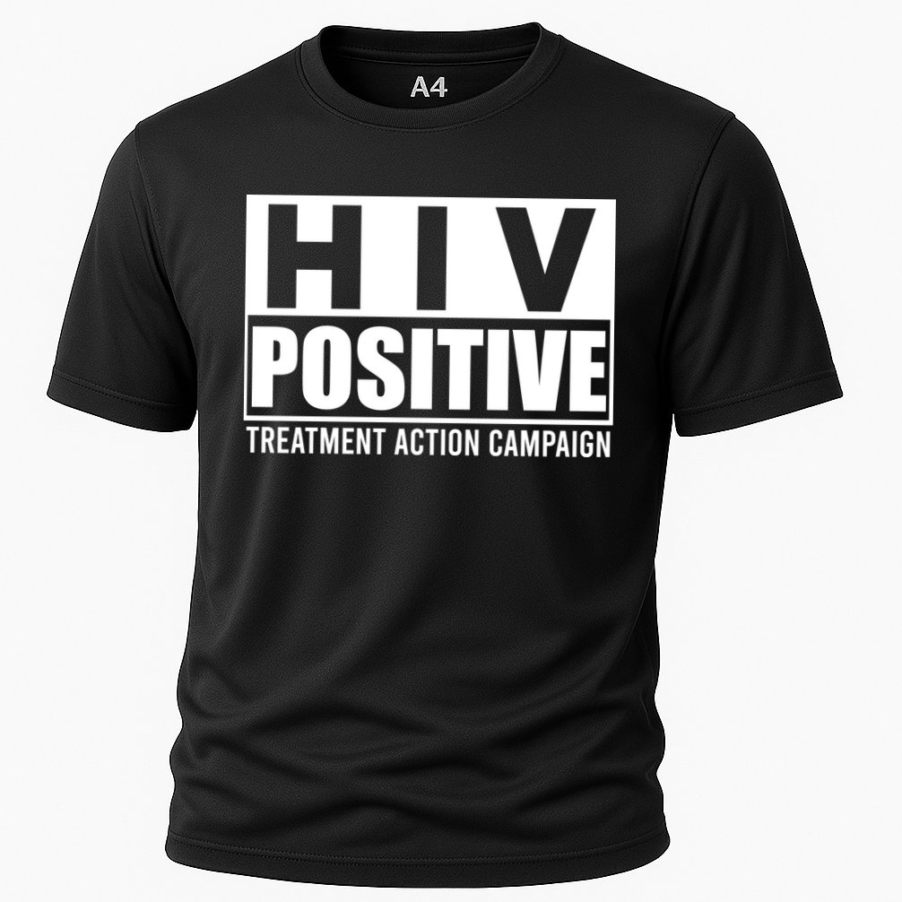 Hiv Positive Treatment Action Campaign Cooling Performance Crew T-Shirt