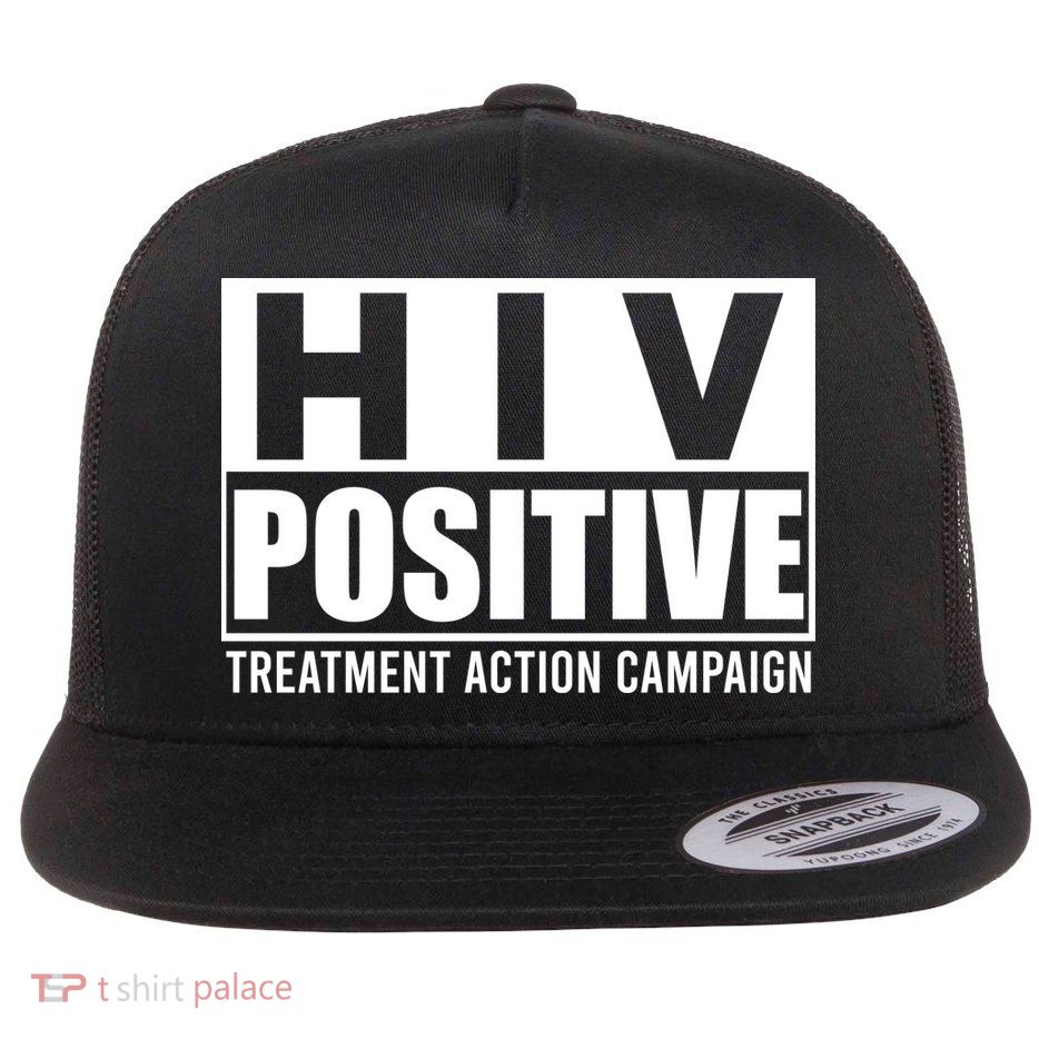 Hiv Positive Treatment Action Campaign Flatbill Hat