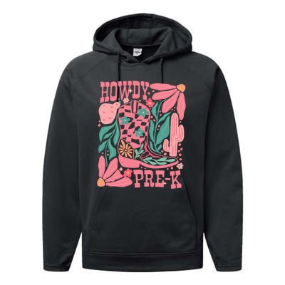 Howdy Prek Teacher Life School Performance Fleece Hoodie