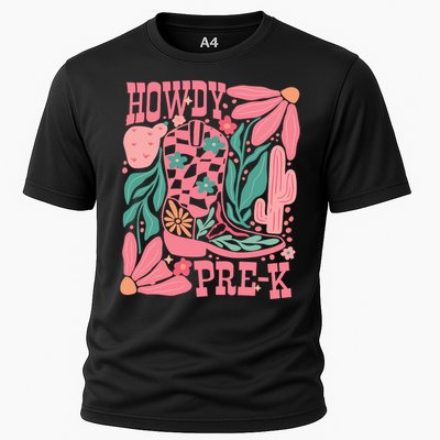 Howdy Prek Teacher Life School Cooling Performance Crew T-Shirt