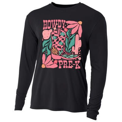 Howdy Prek Teacher Life School Cooling Performance Long Sleeve Crew