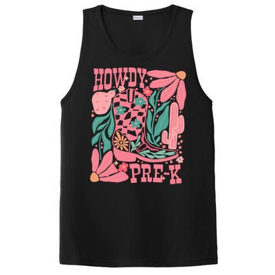 Howdy Prek Teacher Life School PosiCharge Competitor Tank