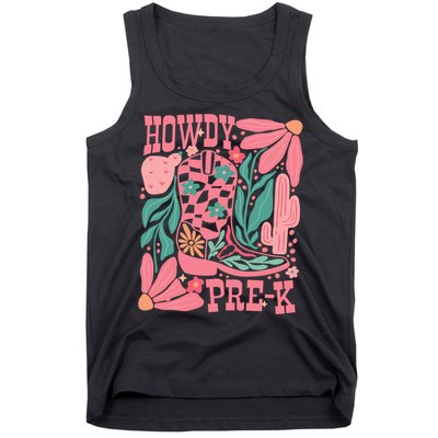 Howdy Prek Teacher Life School Tank Top