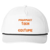 Halloween Pharmacy Tech Humor Pharmacist Costume Funny Snapback Five-Panel Rope Hat