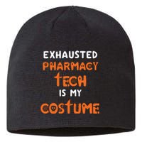 Halloween Pharmacy Tech Humor Pharmacist Costume Funny Sustainable Beanie