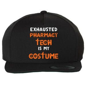 Halloween Pharmacy Tech Humor Pharmacist Costume Funny Wool Snapback Cap