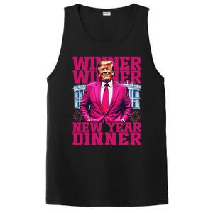 Humor Pinke Trump Winner Winner New YearS Dinner 2025 Trump PosiCharge Competitor Tank