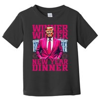 Humor Pinke Trump Winner Winner New YearS Dinner 2025 Trump Toddler T-Shirt