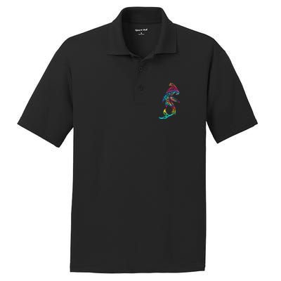 Hawaii Polynesian Tribal Hammerhead Shark Aloha Ocean PosiCharge RacerMesh Polo