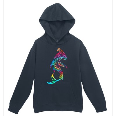 Hawaii Polynesian Tribal Hammerhead Shark Aloha Ocean Urban Pullover Hoodie