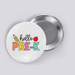 Hello Preschool Team Prek Back To School Teacher Button