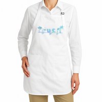 Heartbeat Palm Tree Wine Glass Flipp Flop Summer Lover Apron