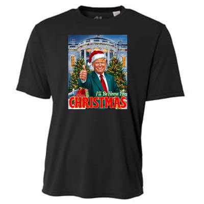 Holiday President Trump Back ILl Be Home For Christmas Cooling Performance Crew T-Shirt