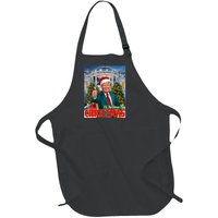 Holiday President Trump Back ILl Be Home For Christmas Full-Length Apron With Pockets