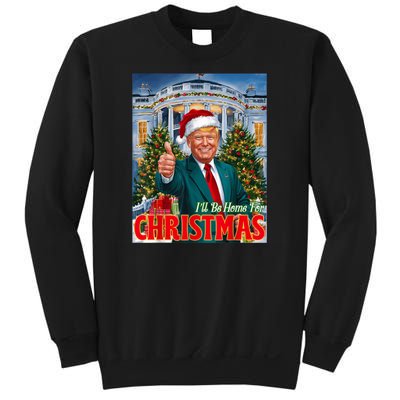 Holiday President Trump Back ILl Be Home For Christmas Sweatshirt