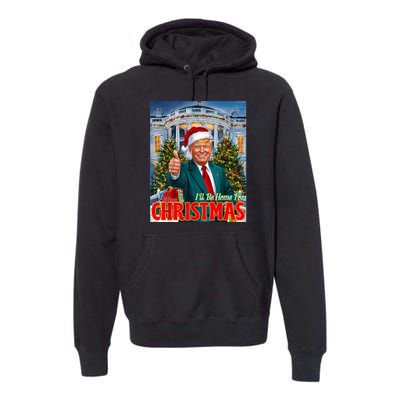 Holiday President Trump Back ILl Be Home For Christmas Premium Hoodie