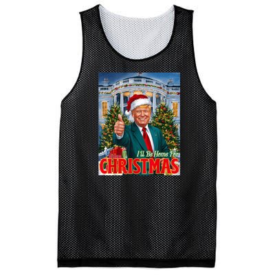 Holiday President Trump Back ILl Be Home For Christmas Mesh Reversible Basketball Jersey Tank