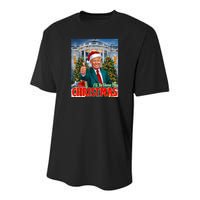 Holiday President Trump Back ILl Be Home For Christmas Youth Performance Sprint T-Shirt