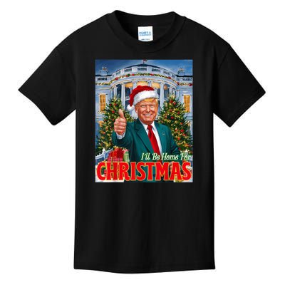 Holiday President Trump Back ILl Be Home For Christmas Kids T-Shirt