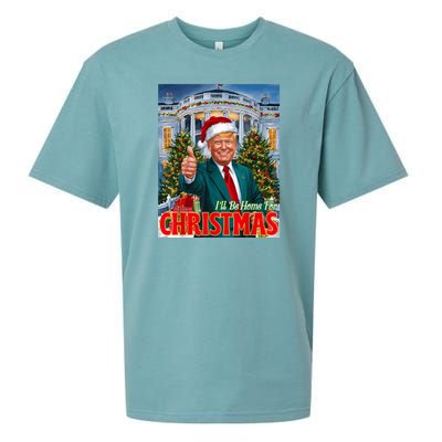 Holiday President Trump Back ILl Be Home For Christmas Sueded Cloud Jersey T-Shirt