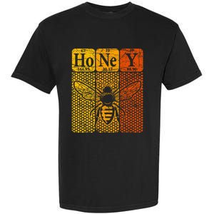 Honey Periodic Table Elements Beekeeper Retro Apiarist Garment-Dyed Heavyweight T-Shirt